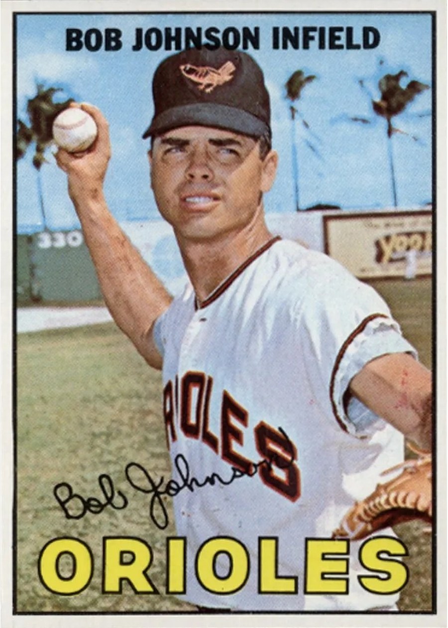 1967 Topps #38 Bob Johnson, Baltimore Orioles