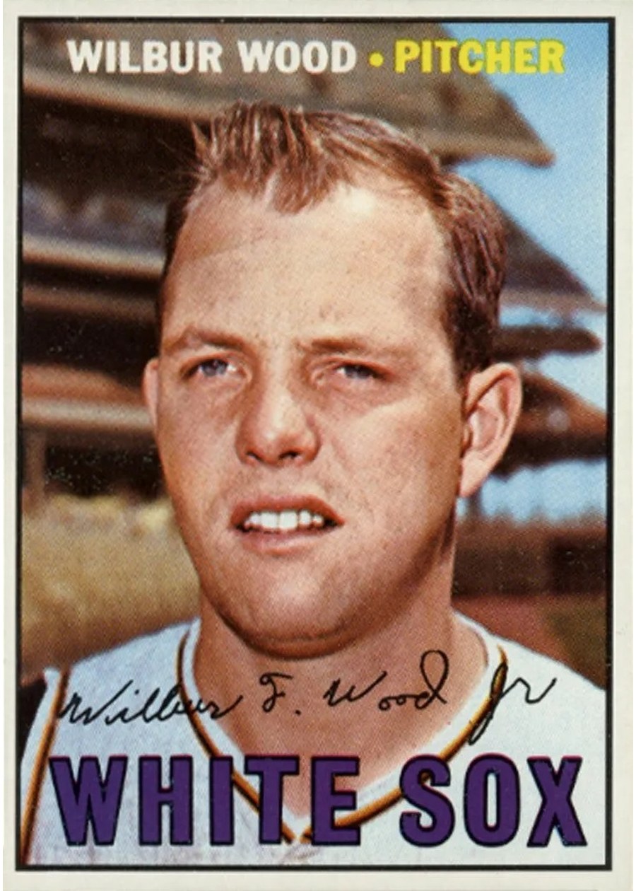 1967 Topps #391 Wilbur Wood, Chicago White Sox