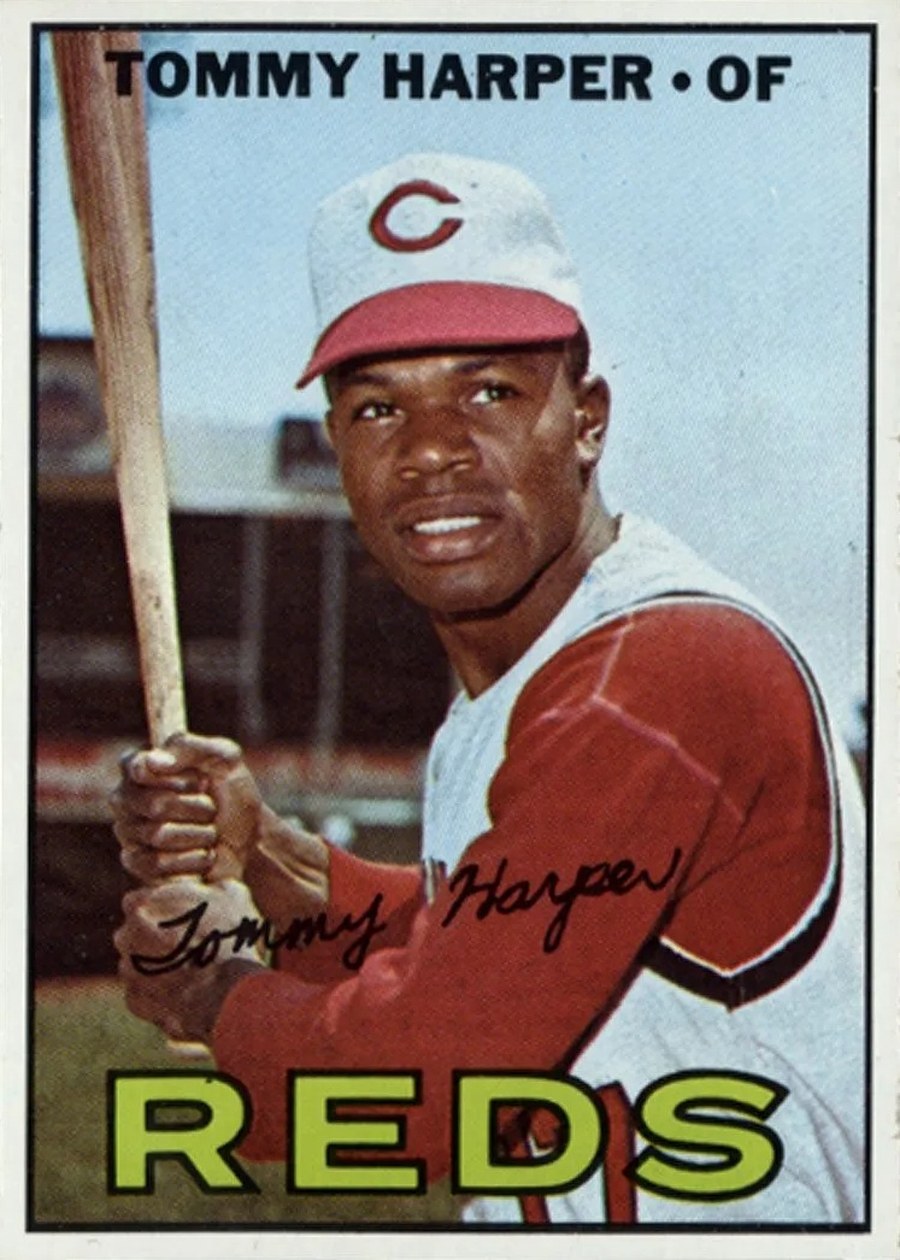 1967 Topps #392 Tommy Harper, Cincinnati Reds