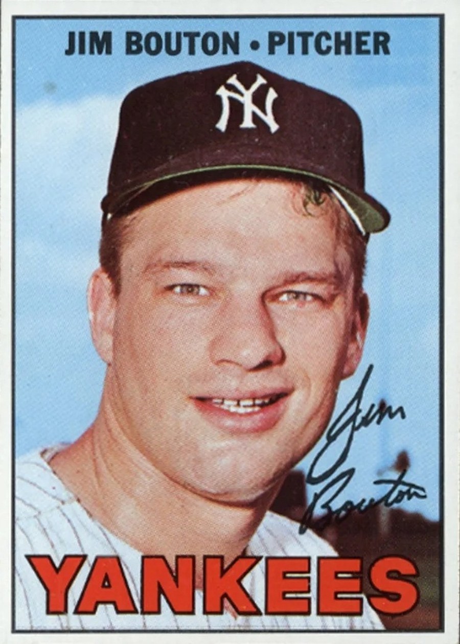 1967 Topps #393 Jim Bouton, New York Yankees