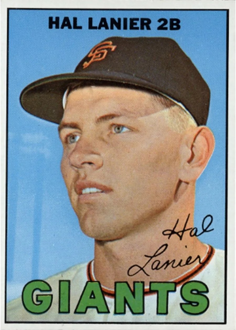1967 Topps #4 Hal Lanier, San Francisco Giants