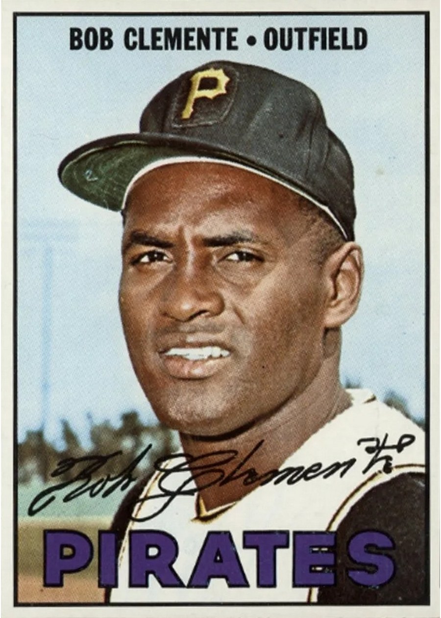 1967 Topps #400 Bob Clemente, Pittsburgh Pirates