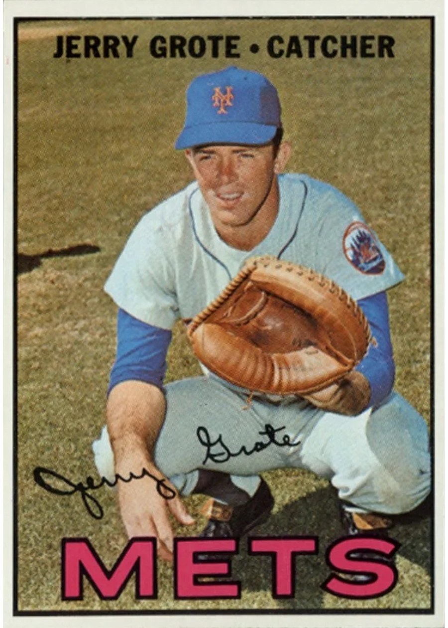 1967 Topps #413 Jerry Grote, New York Mets