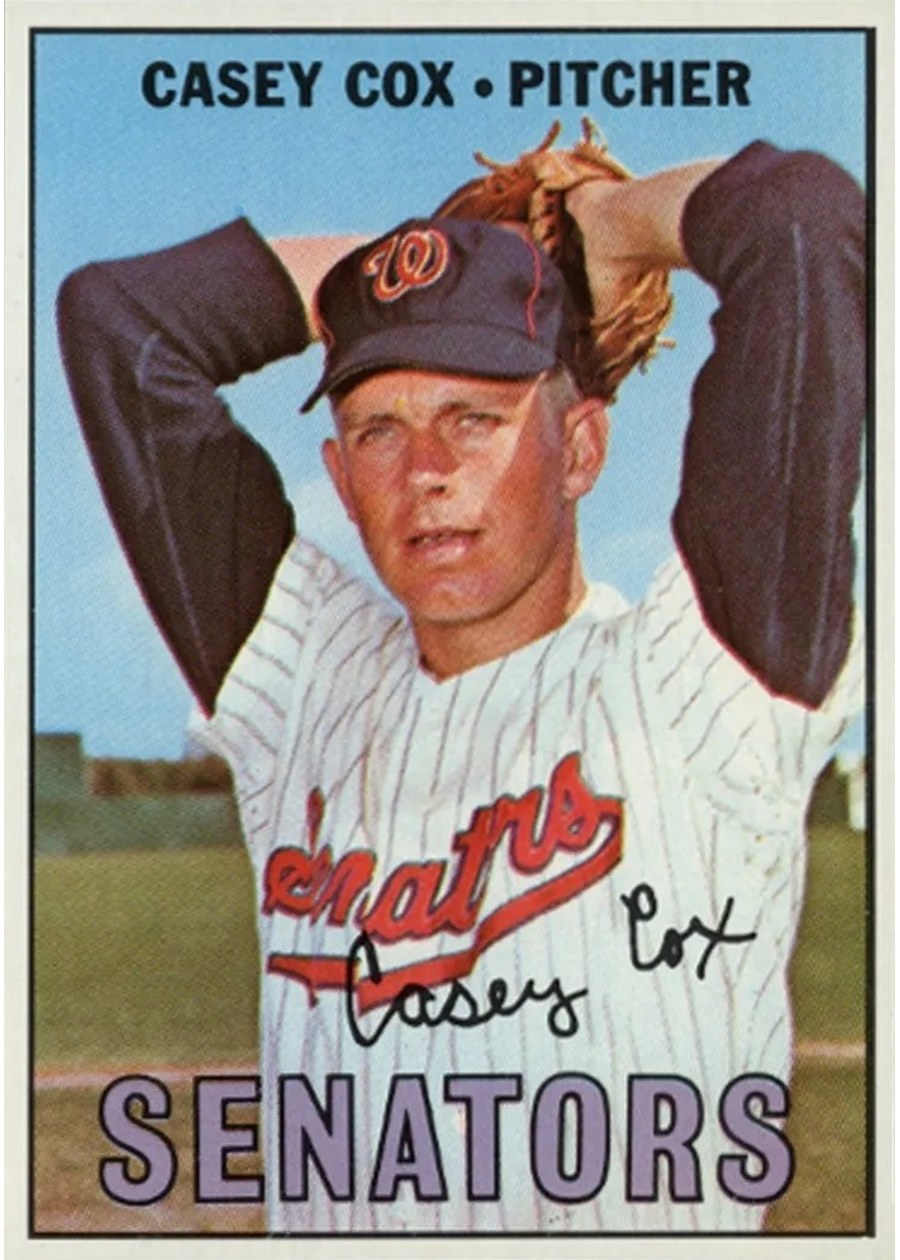 1967 Topps #414 Casey Cox, Washington Senators