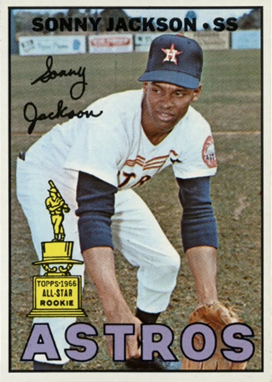 1967 Topps #415 Sonny Jackson, Houston Astros