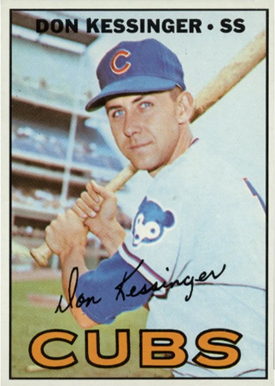1967 Topps #419 Don Kessinger, Chicago Cubs