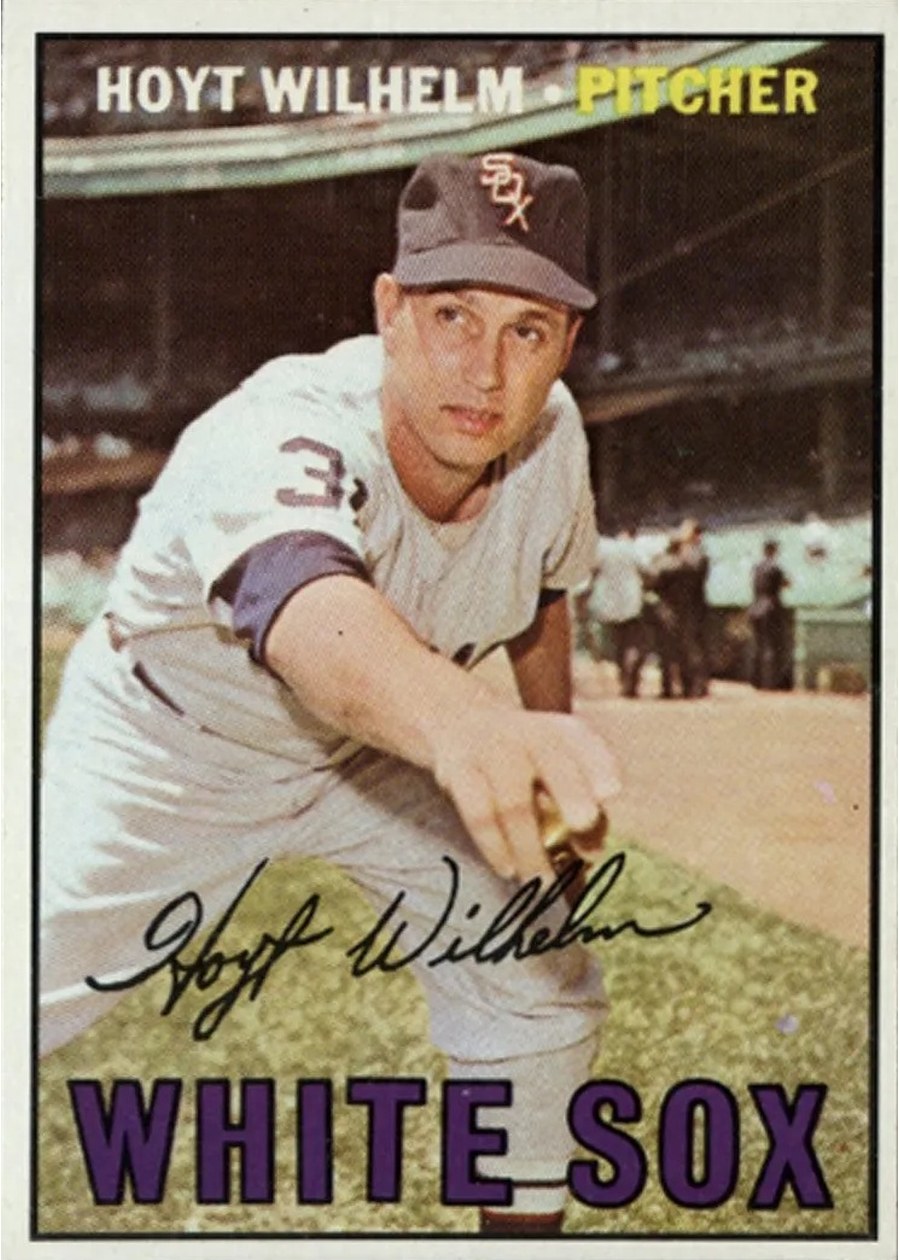 1967 Topps #422 Hoyt Wilhelm, Chicago White Sox