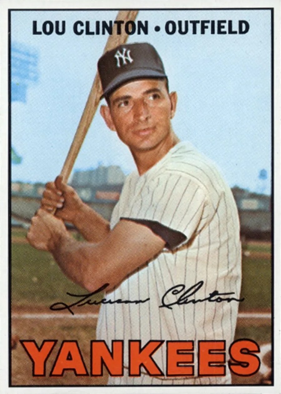 1967 Topps #426 Lou Clinton, New York Yankees