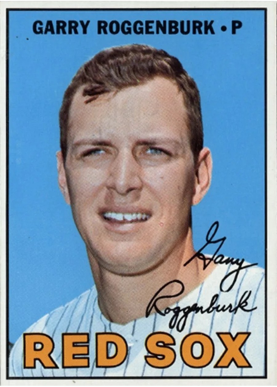 1967 Topps #429 Garry Roggenburk, Boston Red Sox