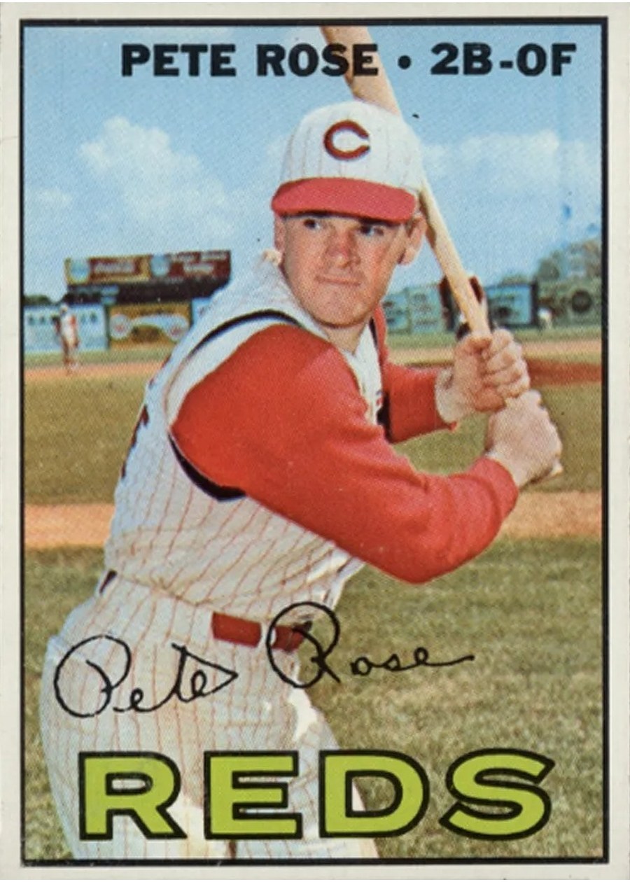 1967 Topps #430 Pete Rose, Cincinnati Reds