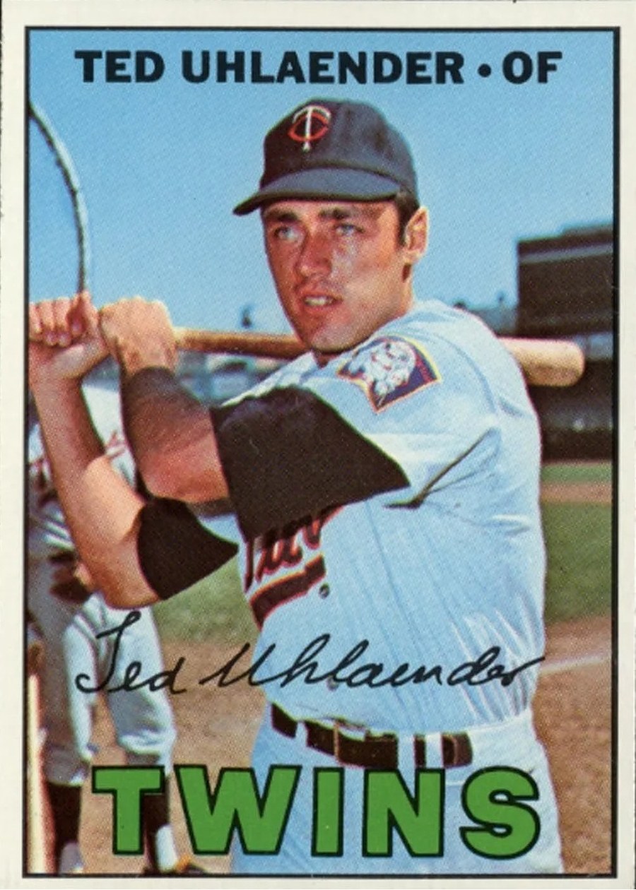 1967 Topps #431 Ted Uhlaender, Minnesota Twins
