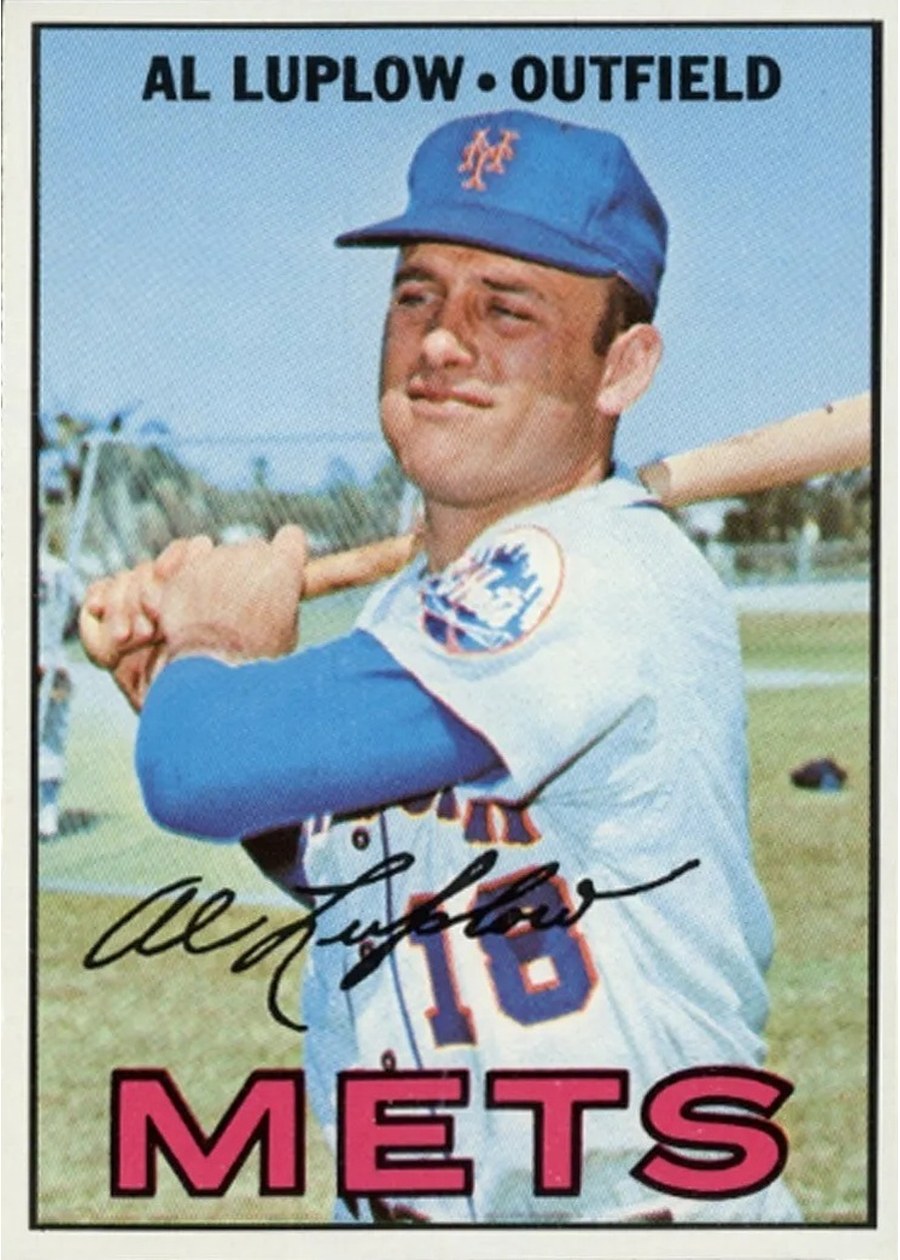 1967 Topps #433 Al Luplow, New York Mets