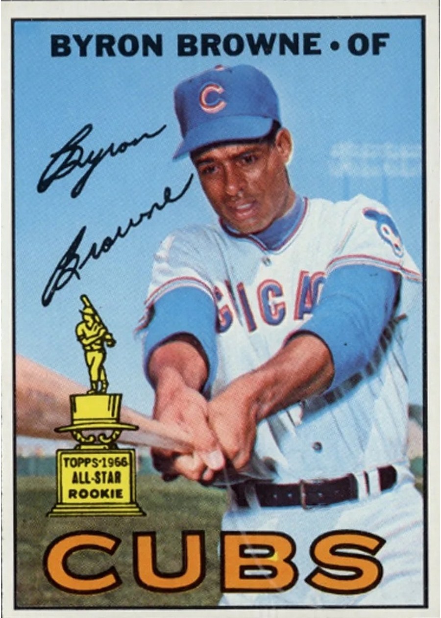 1967 Topps #439 Byron Browne, Chicago Cubs