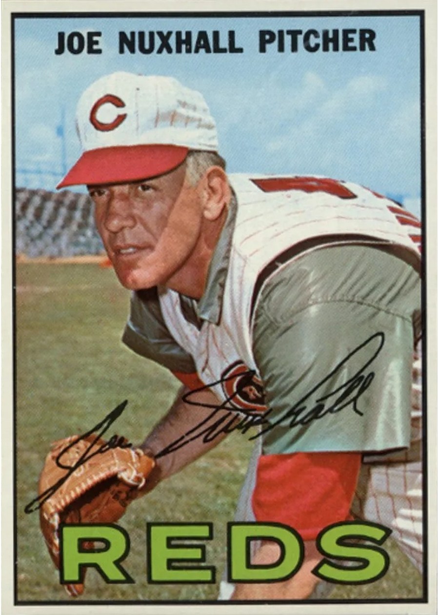 1967 Topps #44 Joe Nuxhall, Cincinnati Reds