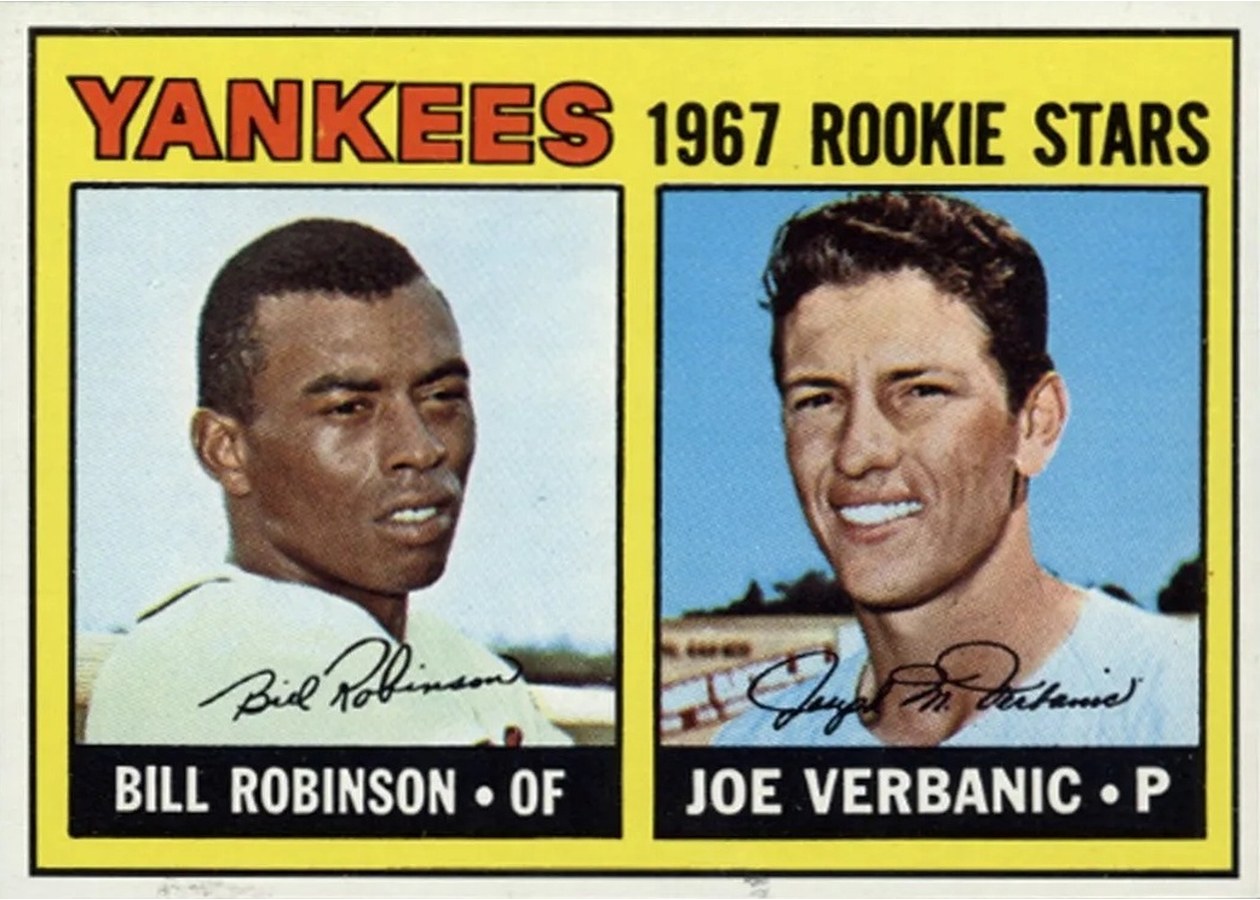 1967 Topps #442 Yankees 1967 Rookie Stars, New York Yankees