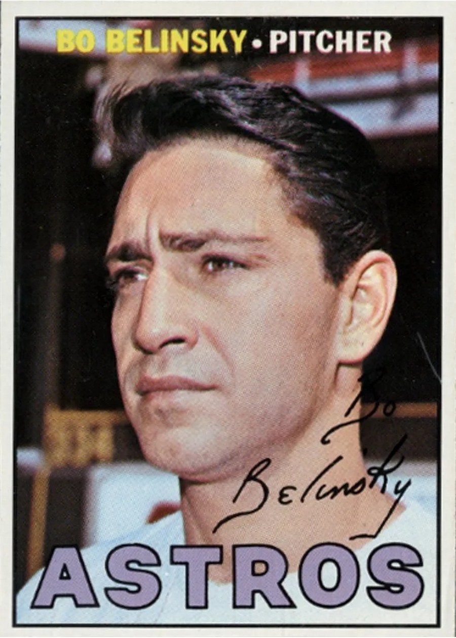 1967 Topps #447 Bo Belinsky, Houston Astros