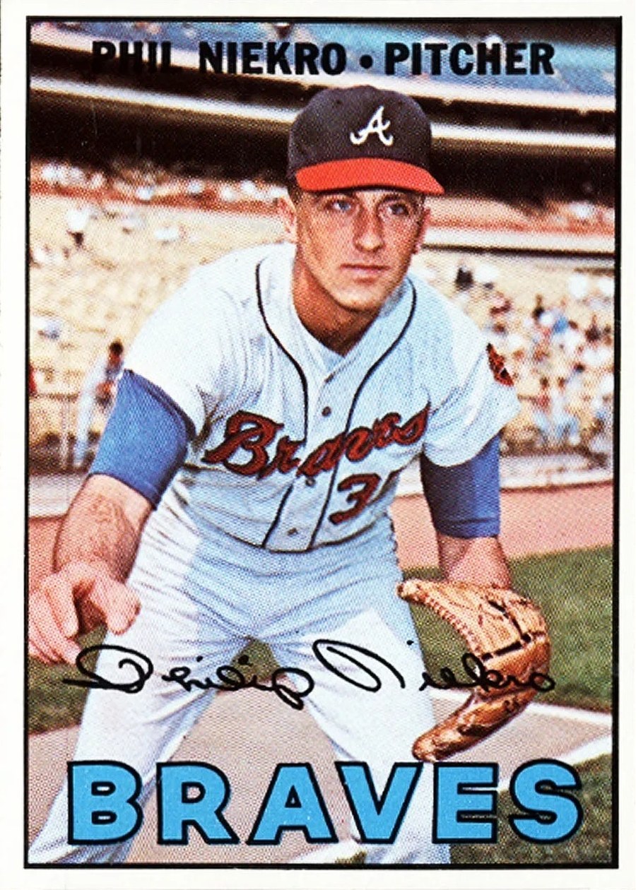 1967 Topps #456 Phil Niekro, Atlanta Braves