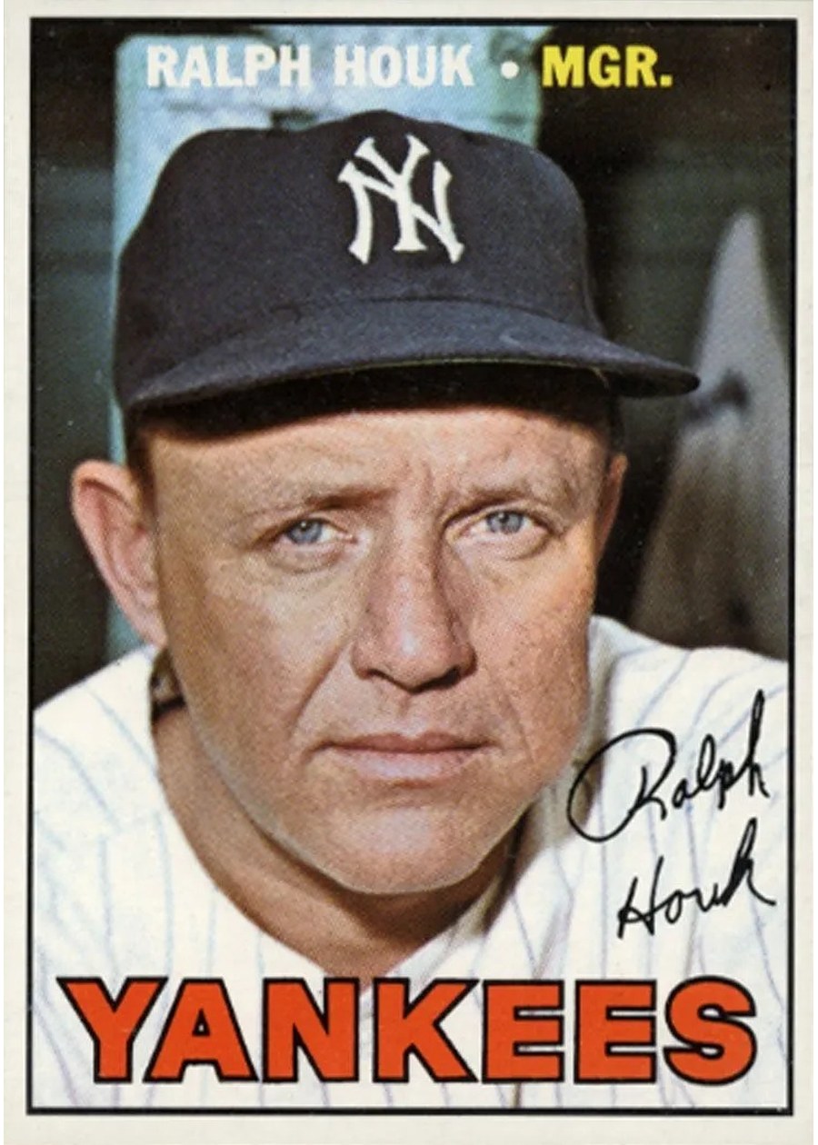 1967 Topps #468 Ralph Houk, New York Yankees
