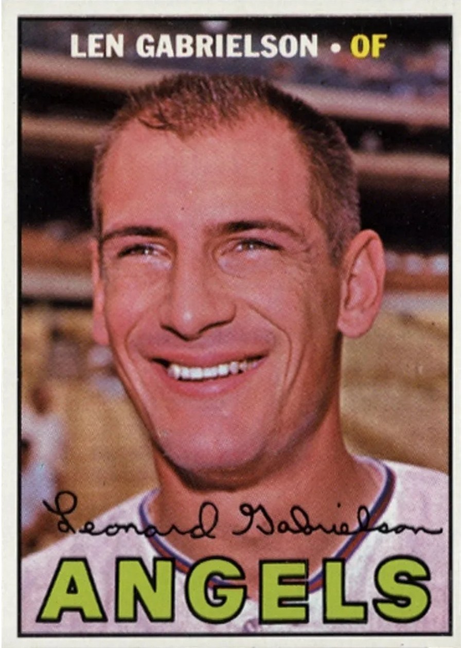 1967 Topps #469 Len Gabrielson, California Angels