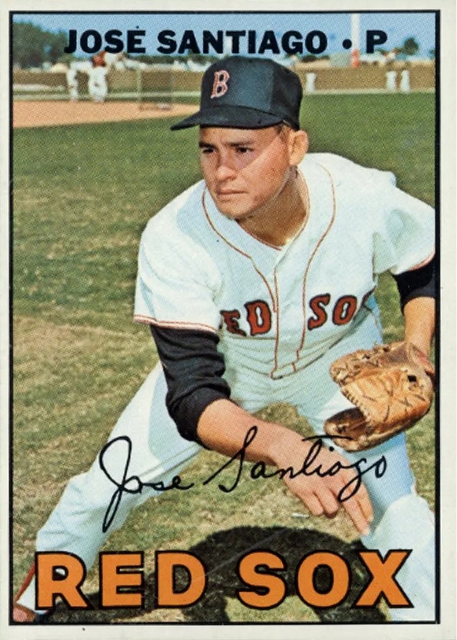 1967 Topps #473 Jose Santiago, Boston Red Sox