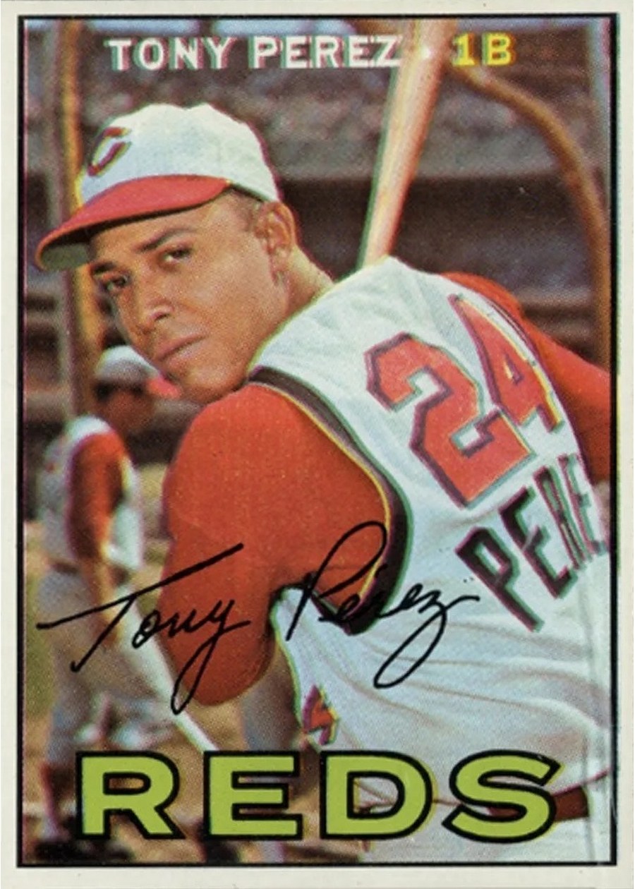 1967 Topps #476 Tony Perez, Cincinnati Reds