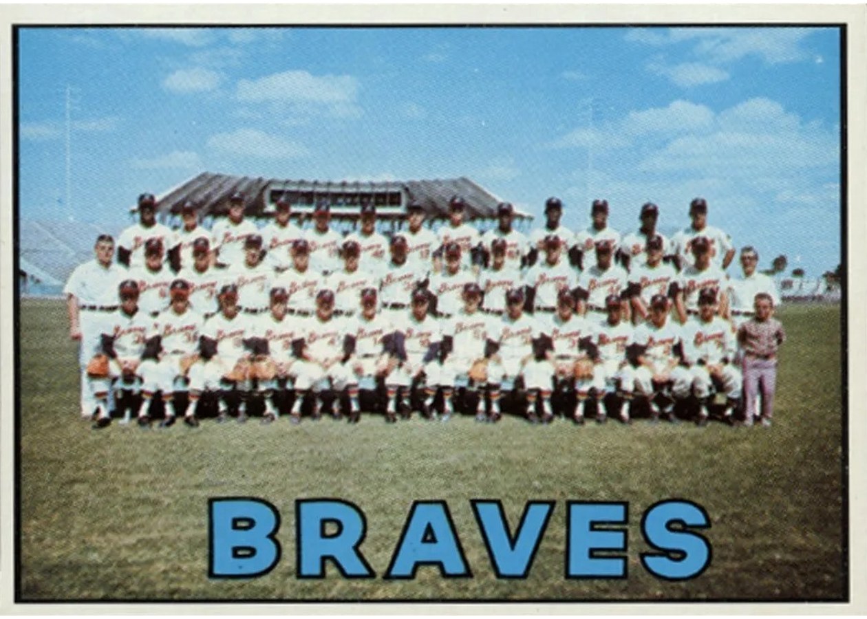 1967 Topps #477 Atlanta Braves