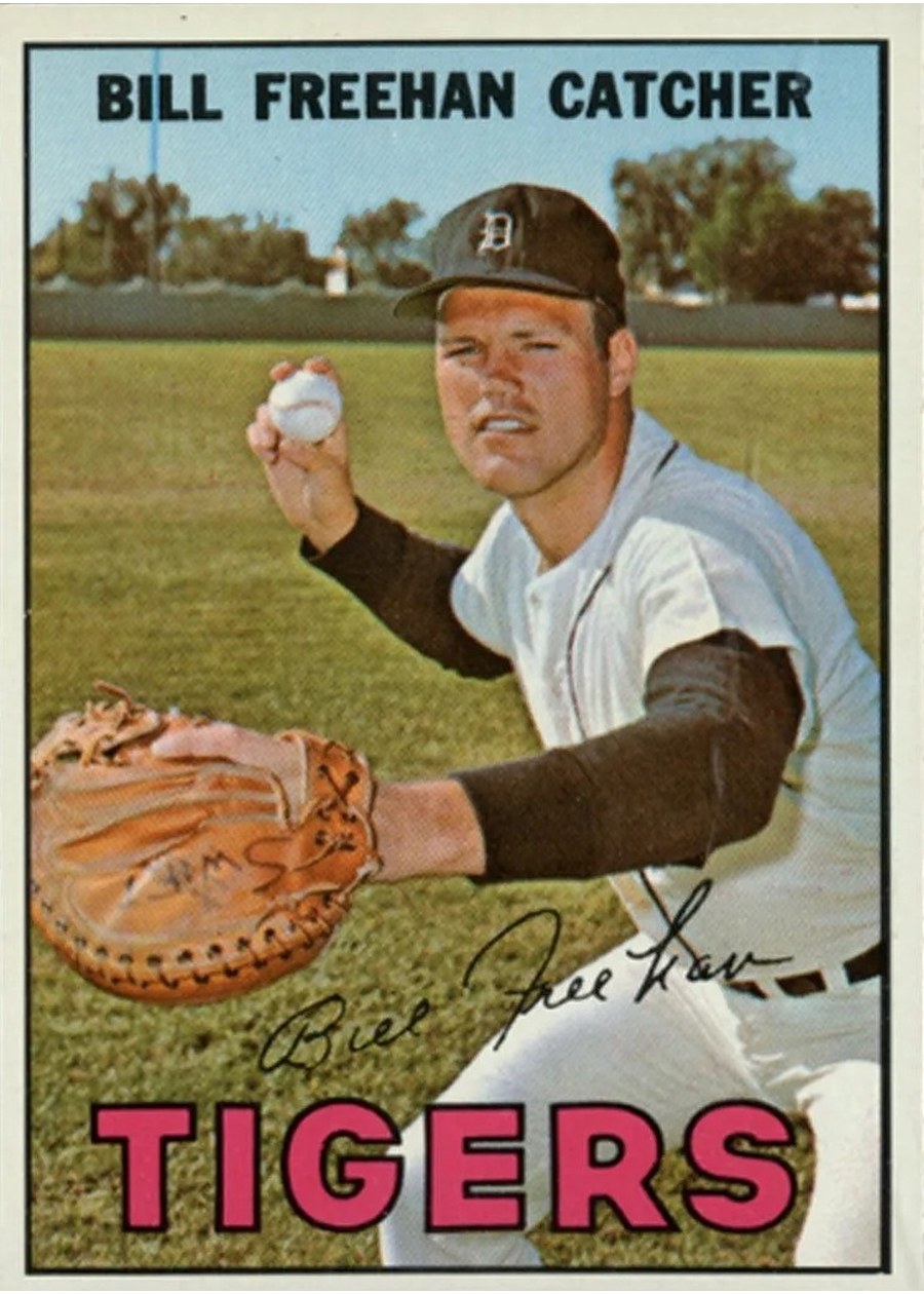 1967 Topps #48 Bill Freehan, Detroit Tigers