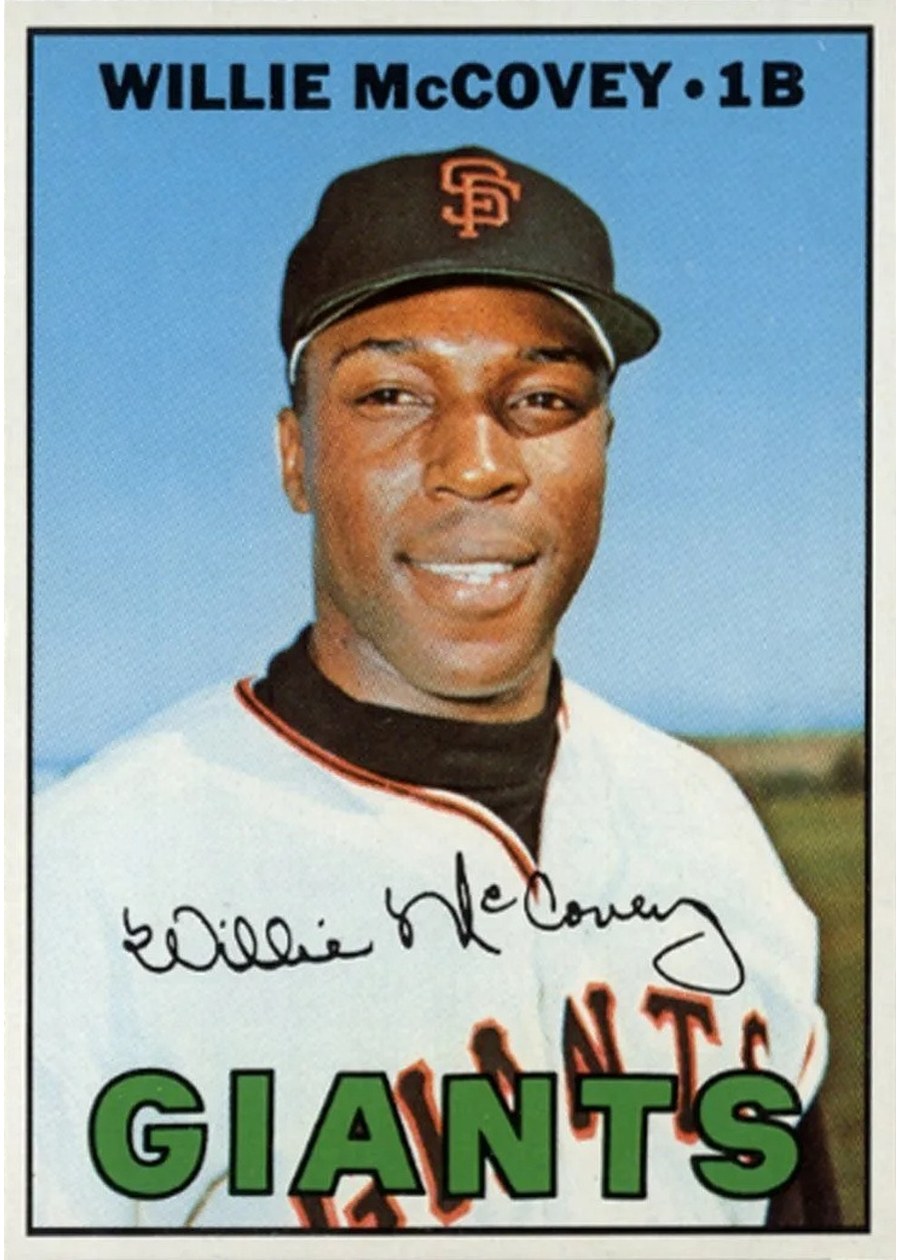 1967 Topps #480 Willie McCovey, San Francisco Giants