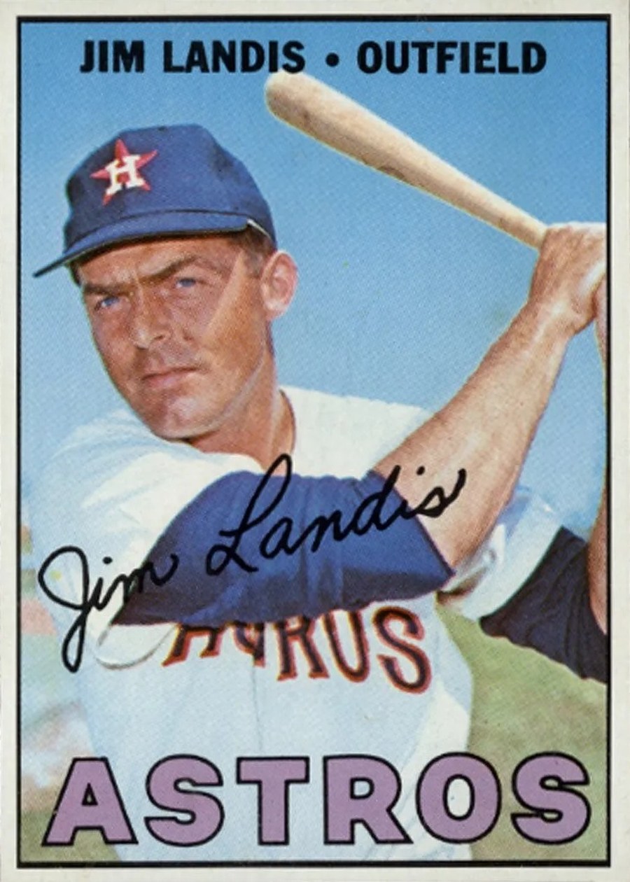 1967 Topps #483 Jim Landis, Houston Astros