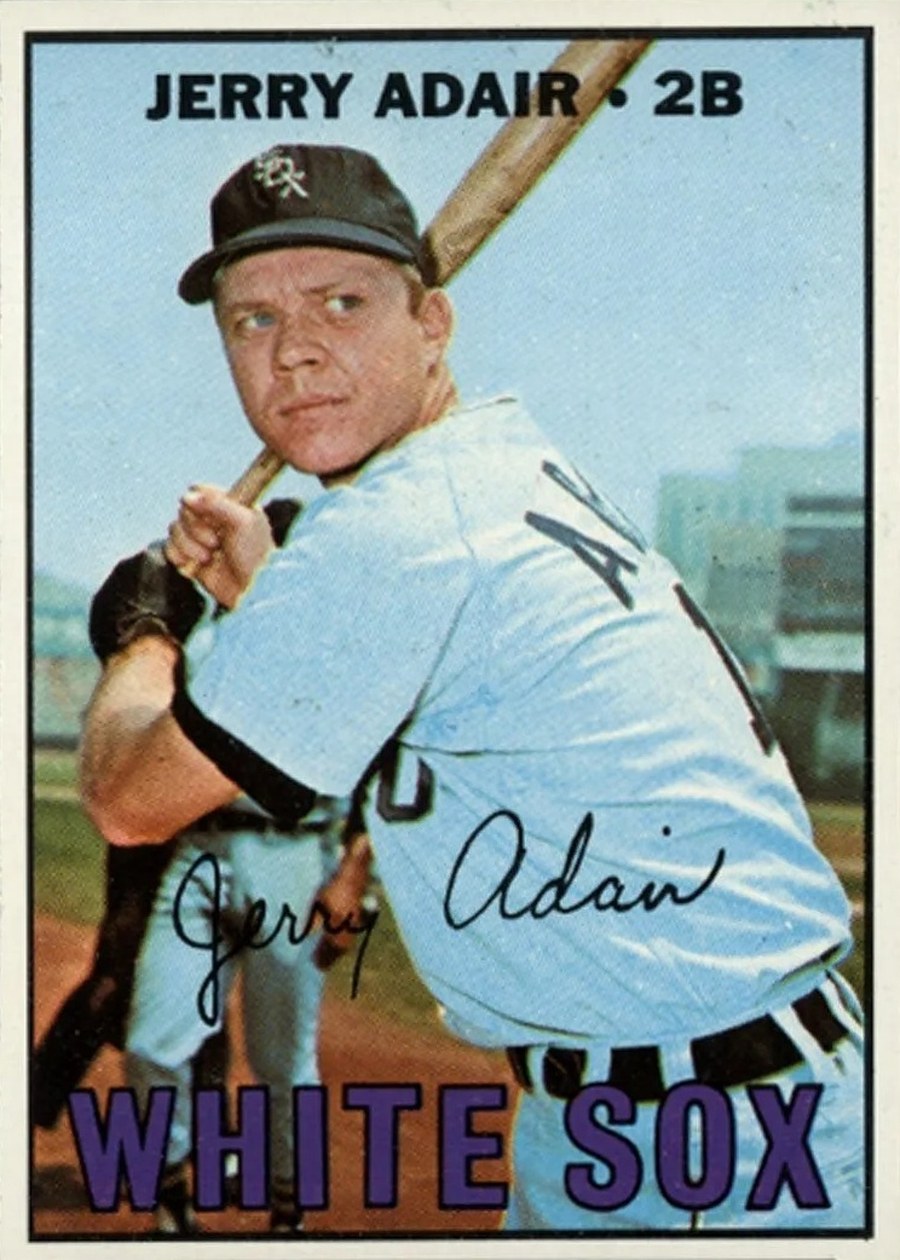 1967 Topps #484 Jerry Adair, Chicago White Sox