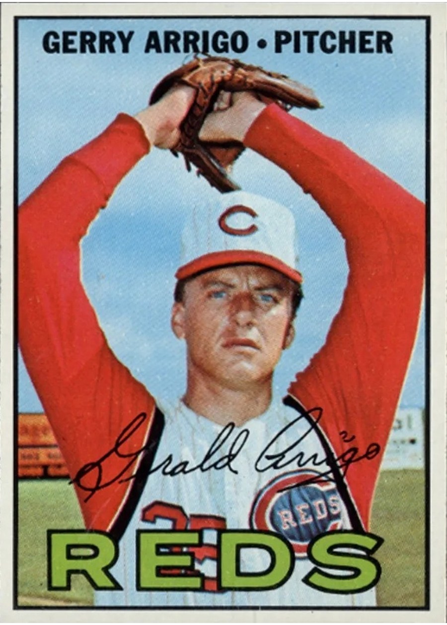 1967 Topps #488 Gerry Arrigo, Cincinnati Reds