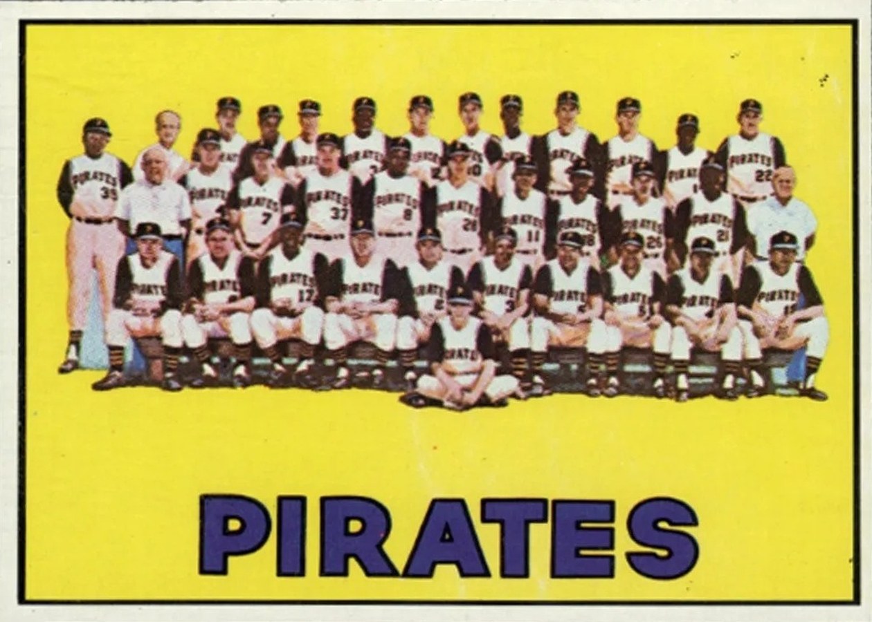 1967 Topps #492 Pittsburgh Pirates