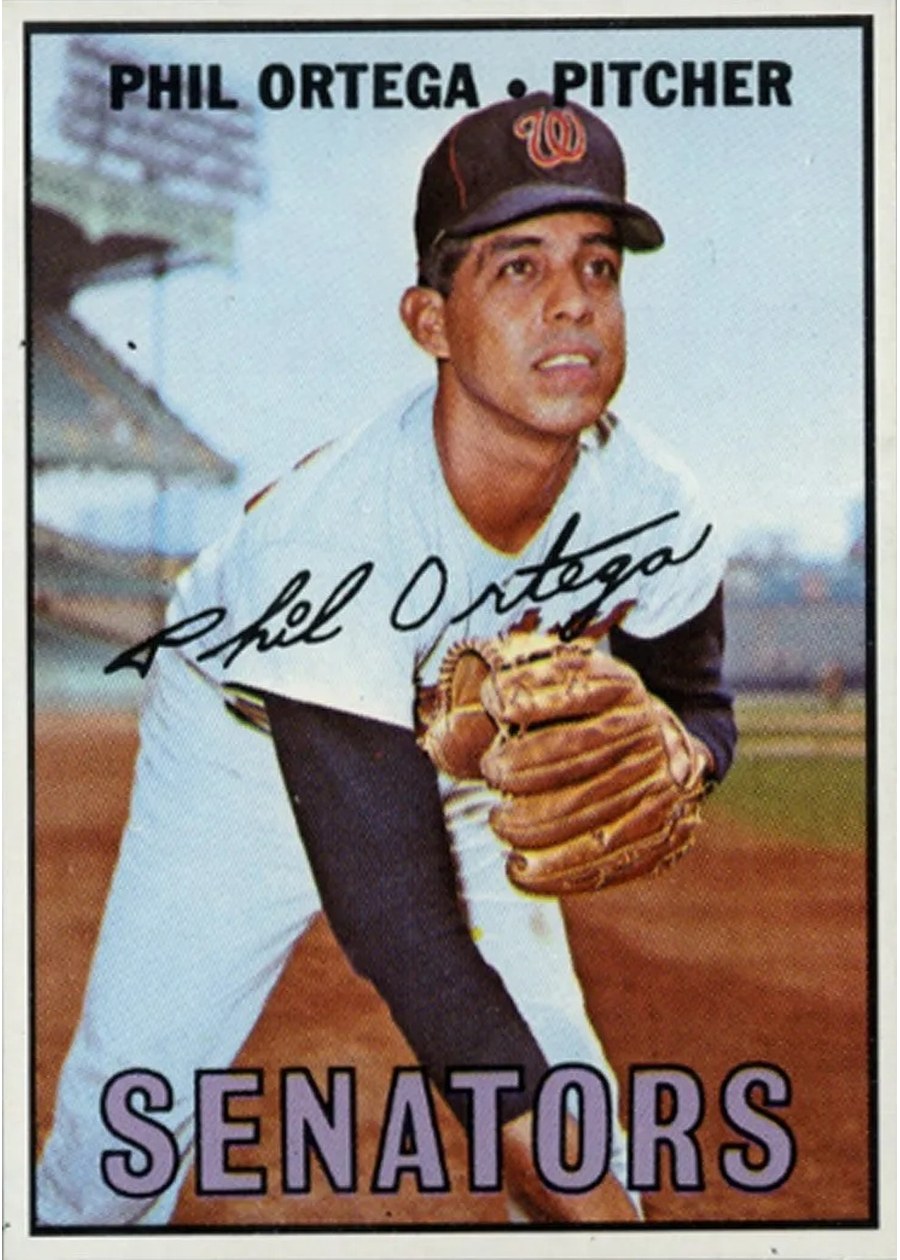 1967 Topps #493 Phil Ortega, Washington Senators