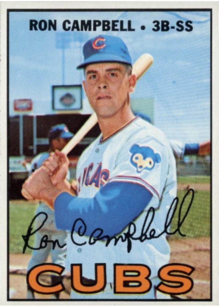 1967 Topps #497 Ron Campbell, Chicago Cubs