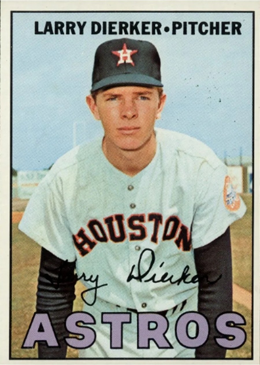 1967 Topps #498 Larry Dierker, Houston Astros