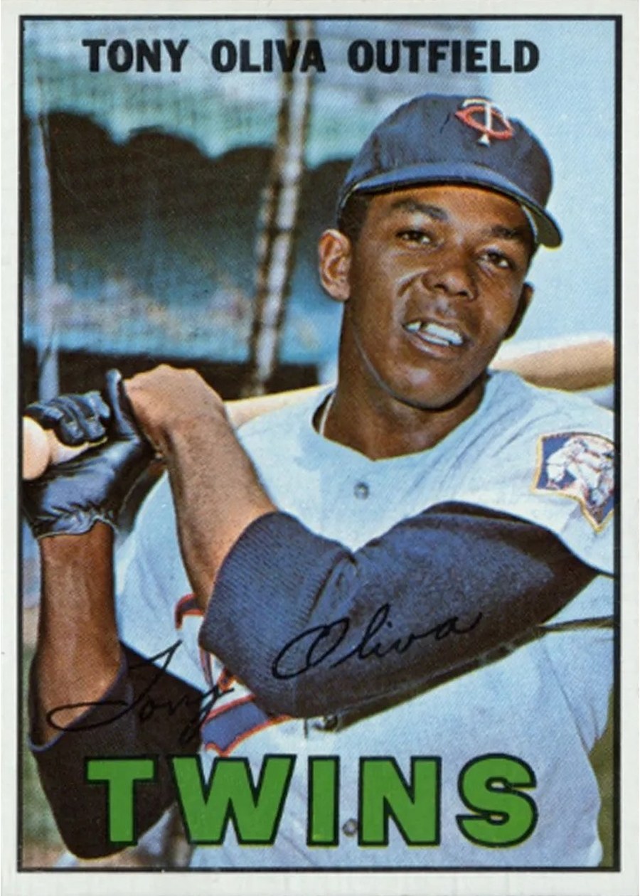 1967 Topps #50 Tony Oliva, Minnesota Twins