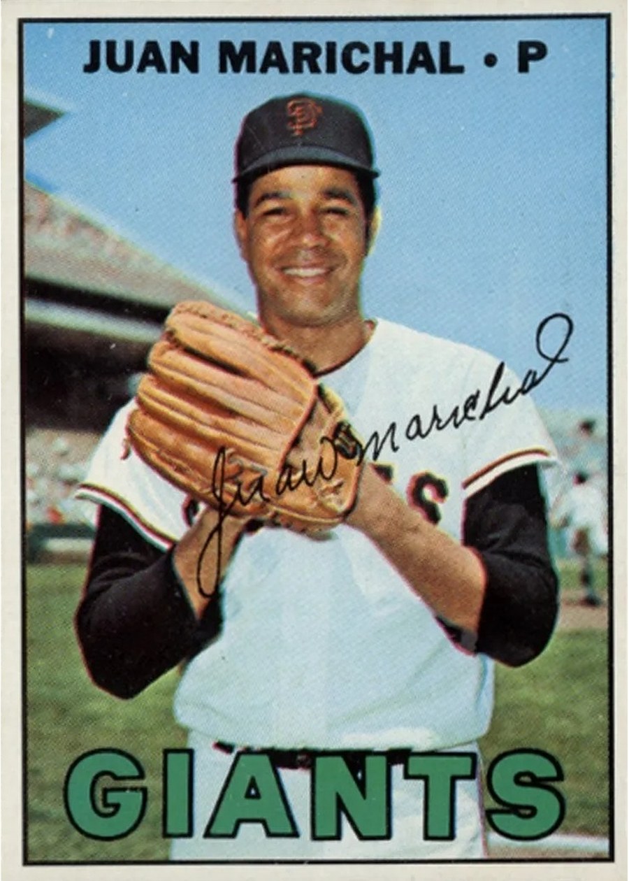 1967 Topps #500 Juan Marichal, San Francisco Giants