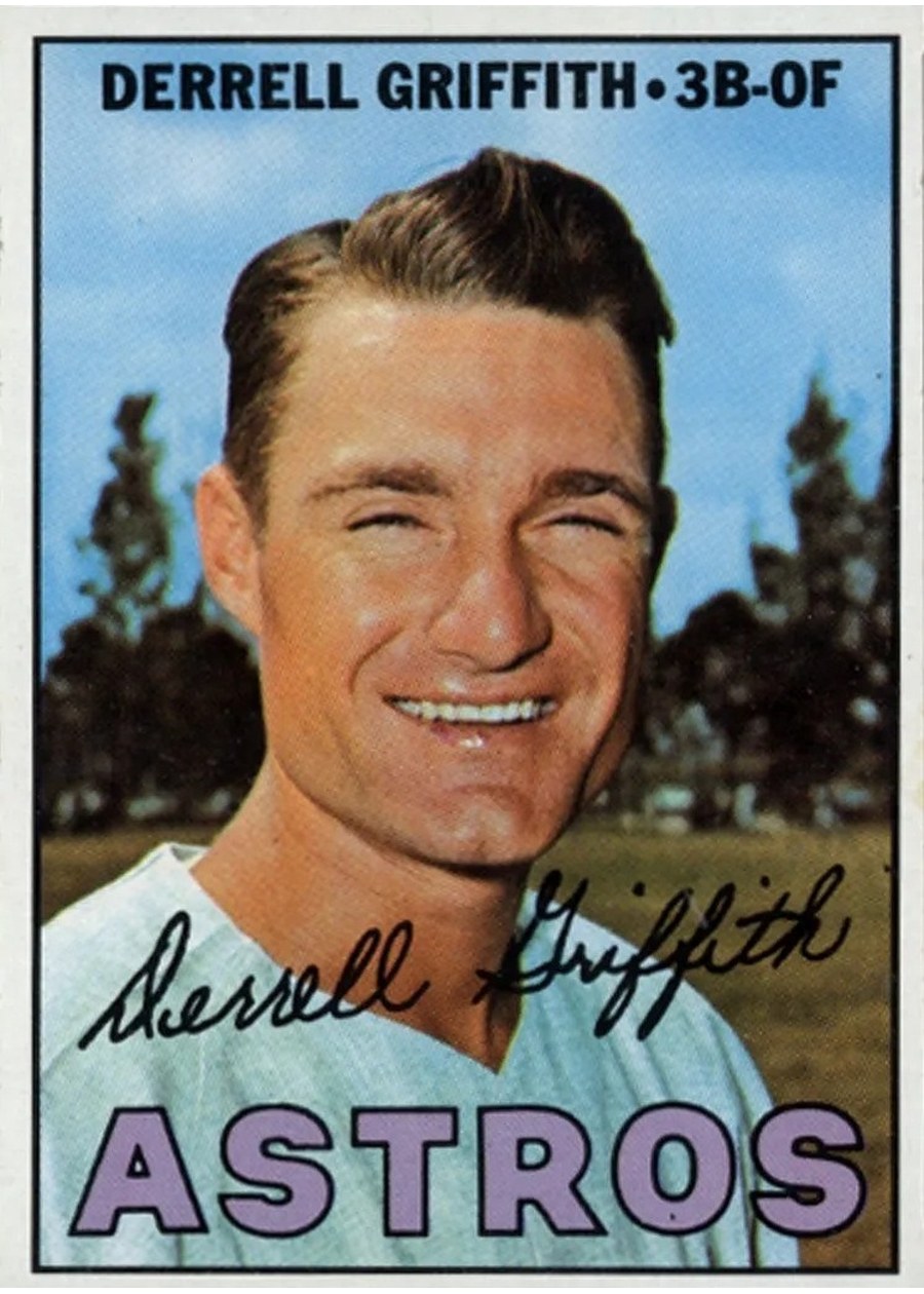 1967 Topps #502 Derrell Griffith, Houston Astros