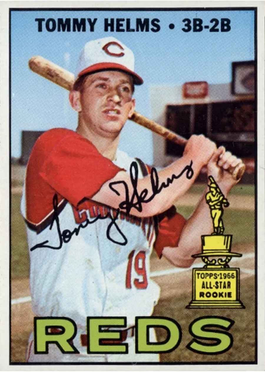 1967 Topps #505 Tommy Helms, Cincinnati Reds