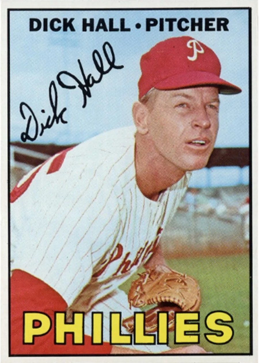 1967 Topps #508 Dick Hall, Philadelphia Phillies