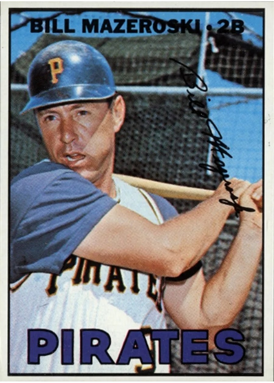 1967 Topps #510 Bill Mazeroski, Pittsburgh Pirates