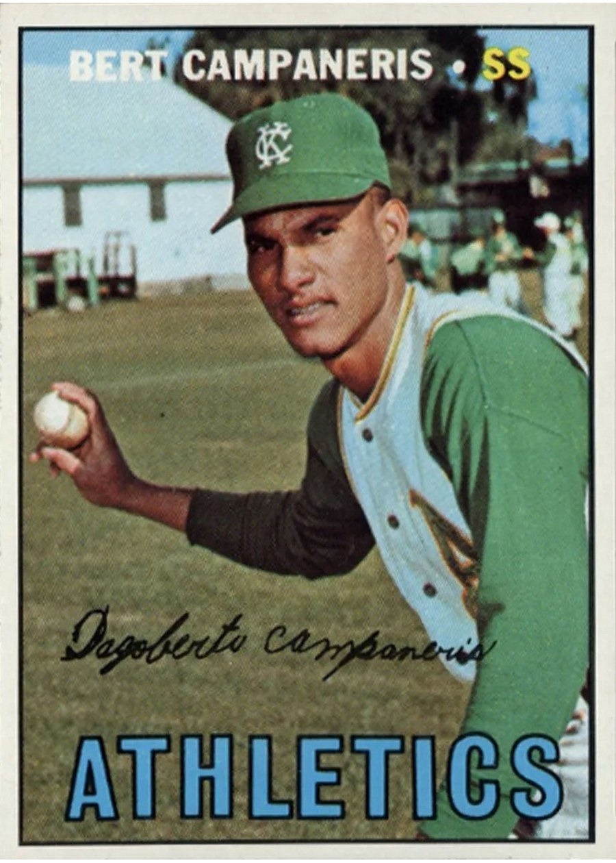 1967 Topps #515 Bert Campaneris, Kansas City Athletics