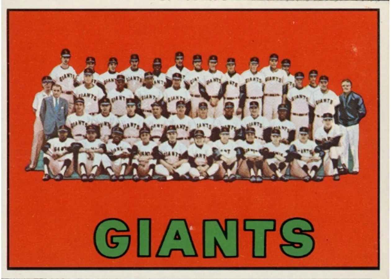 1967 Topps #516 San Francisco Giants