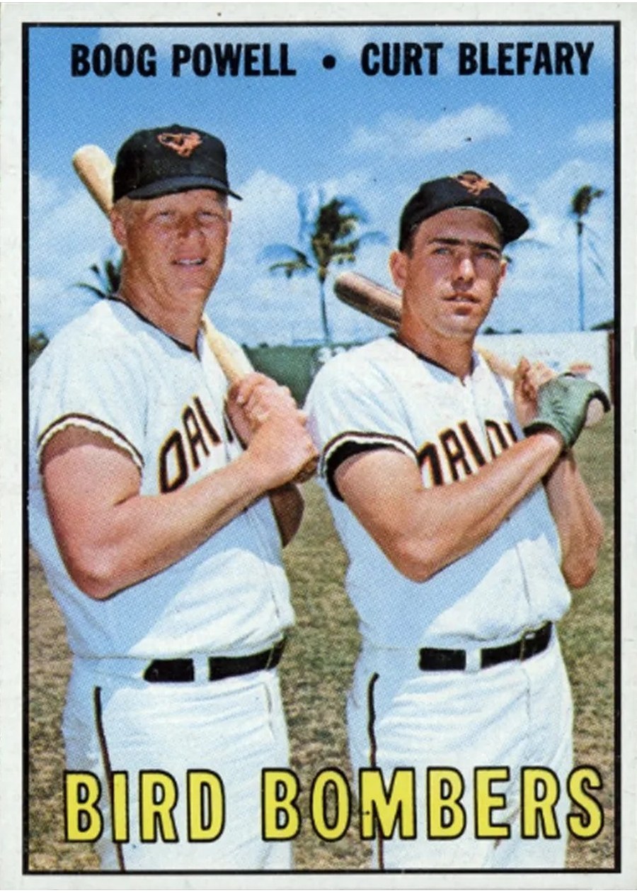 1967 Topps #521 Bird Bombers, Baltimore Orioles