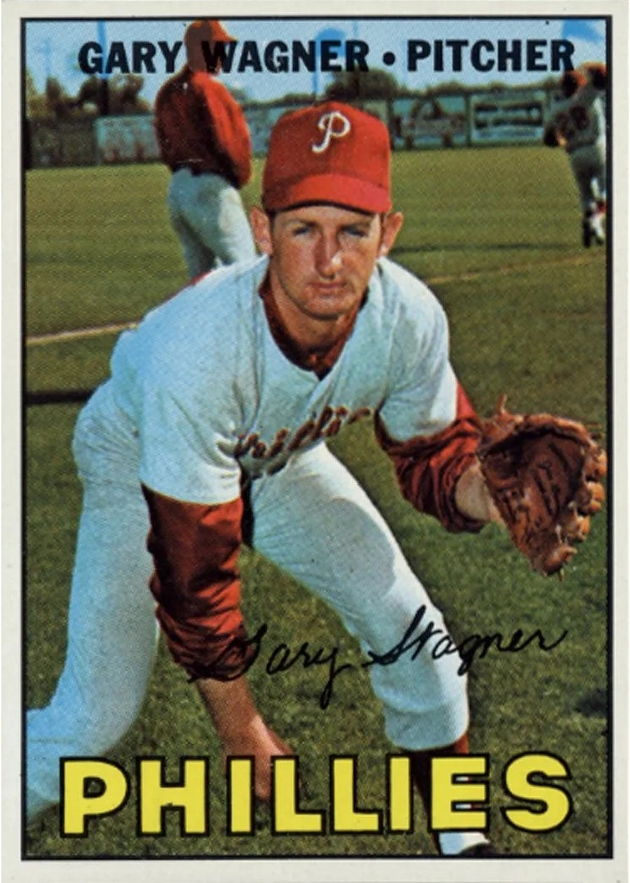 1967 Topps #529 Gary Wagner, Philadelphia Phillies
