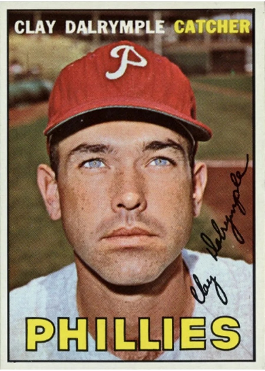 1967 Topps #53 Clay Dalrymple, Philadelphia Phillies