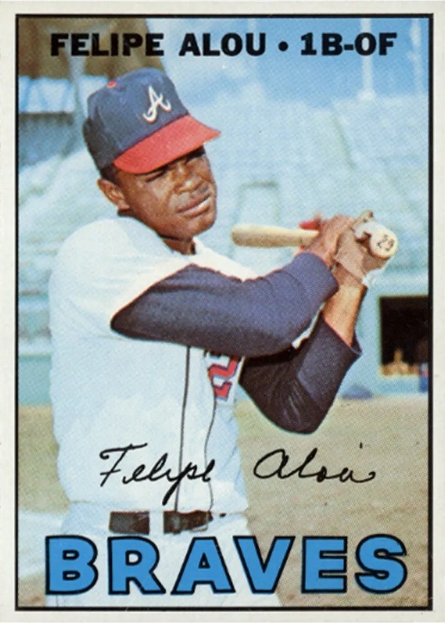 1967 Topps #530 Felipe Alou, Atlanta Braves