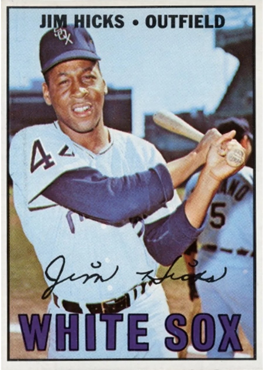 1967 Topps #532 Jim Hicks, Chicago White Sox