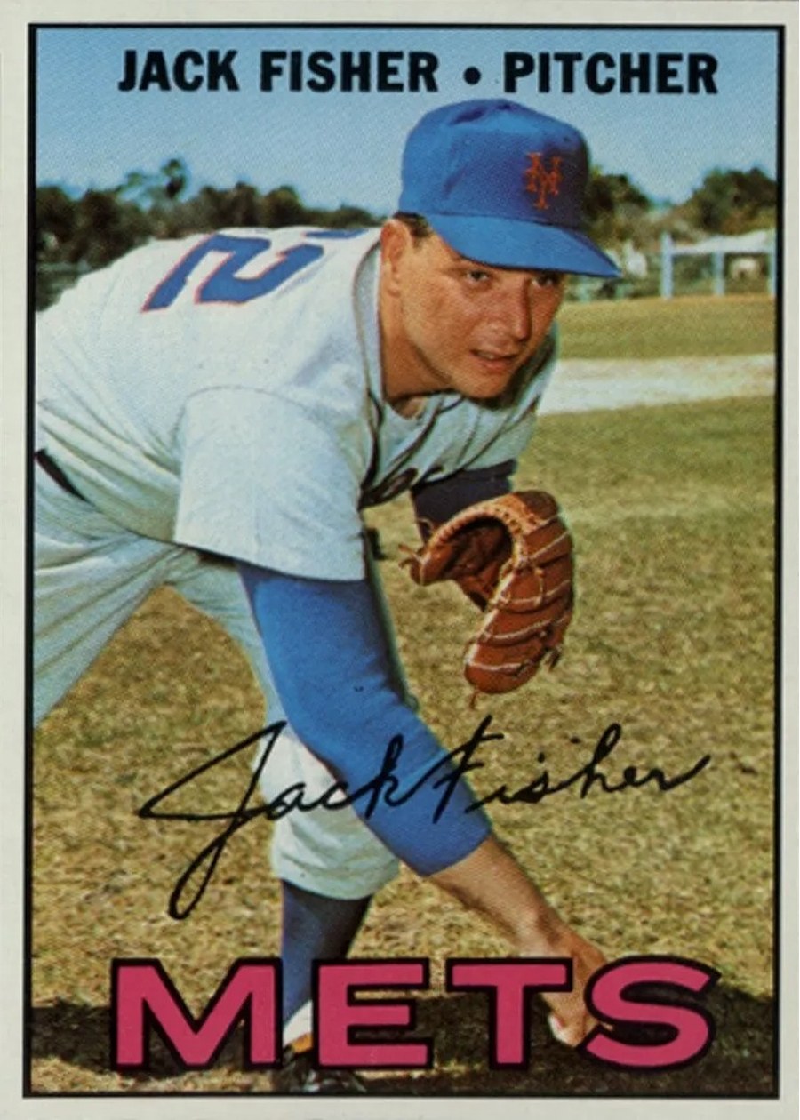 1967 Topps #533 Jack Fisher, New York Mets