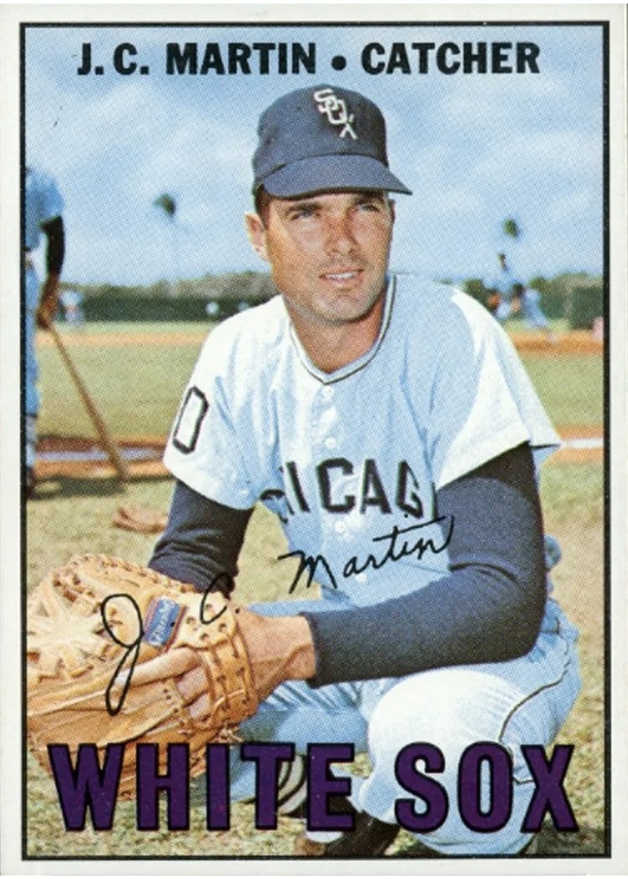 1967 Topps #538 J.C. Martin, Chicago White Sox